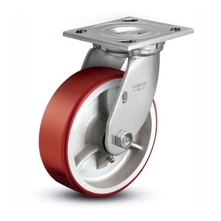 Colson Colson 4 Series Swivel Plate Caster 4.05109.949.7 - Mold-On Polyurethane 5" Dia. 1000 Lb. Cap. 4.05109.949.7